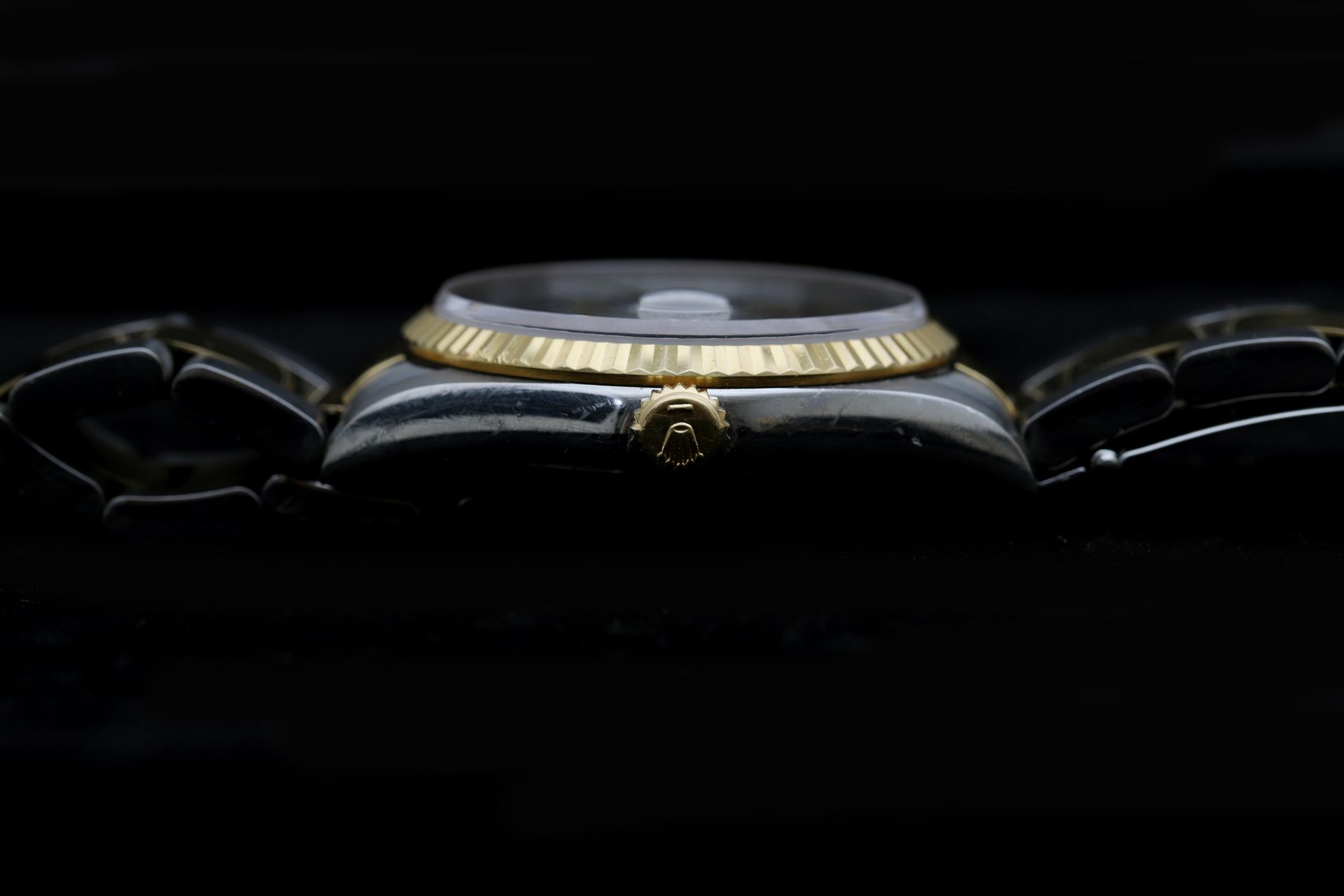 A bi-color unisex Rolex Datejust Oyster Perpetual wristwatch - Bild 7 aus 9