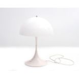 Verner Panton (1926-1998) A white plastic Panthella table lamp, produced by Louis Poulsen,