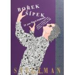 Borek Sipek (1949-2016) A poster "15 jaar Sipek-Steltman",for Steltman Galleries, 14 October - 31