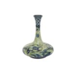 William Moorcroft (1872-1945) Aceramic vase for Liberty & Co. Hoog 16 cm.