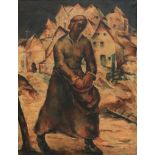 Fritz Burmann (1892-1945) "Homewards", signed 'Fritz Burmann' and dated 1922 lower left. Provenance: