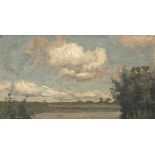 Willem Bastiaan Tholen (1860-1931) Polderlandscape, oil on panel, signed and dated l.r. Olieverf