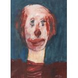 Jan van Heel (1898-1990) "Clown", signed 'Jan v Heel' and dated '76 lower right. Gouache op