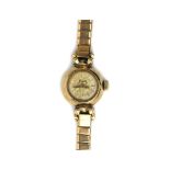 An 18 karat gold Piaget lady's wristwatch. Gross weight: 19.4 g. L: 17 cm.