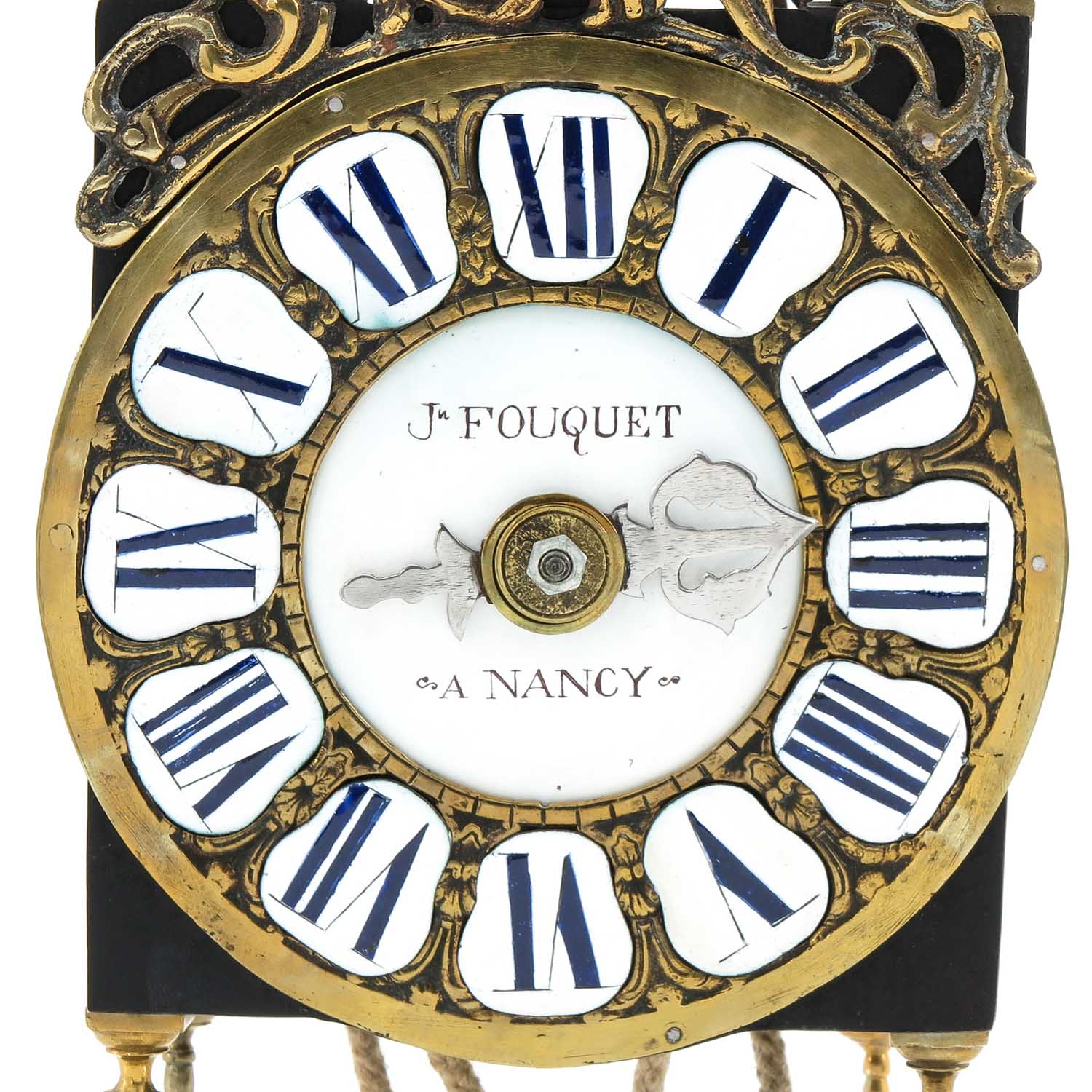 A Lantern Clock Signed Fouquet a Nancy Circa 1760 - Image 7 of 8