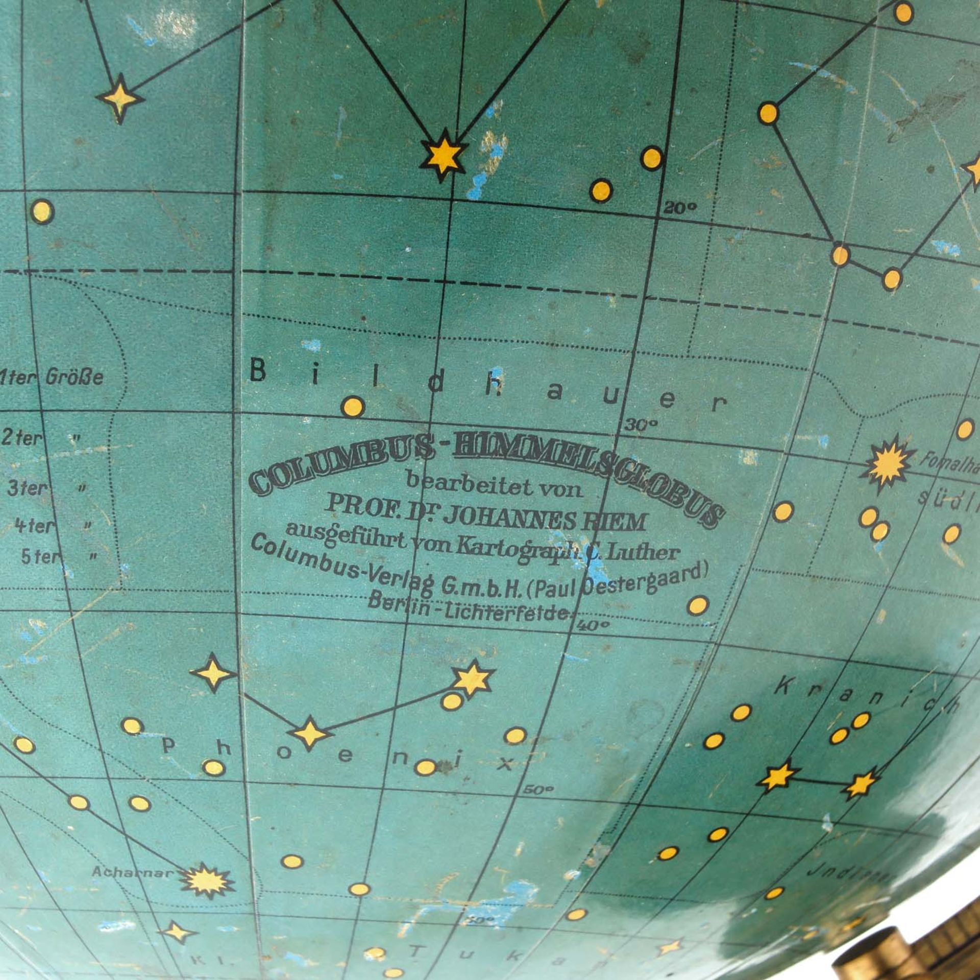 A Columbus Globe Circa 1930 - Bild 6 aus 10