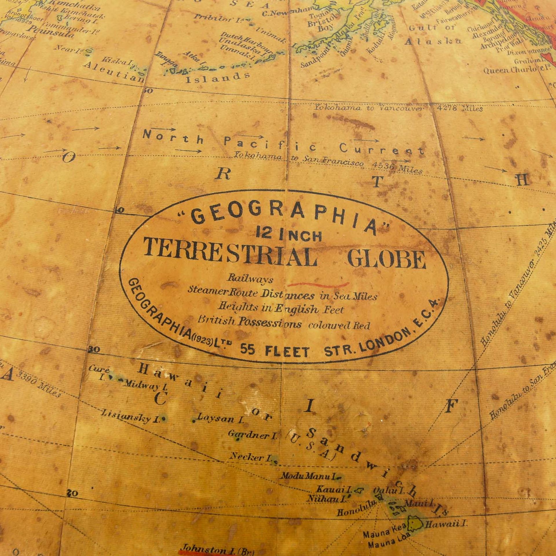 A Geography Globe Circa 1930 - Bild 6 aus 9