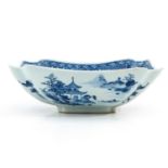 A Blue and White Serving Bowl