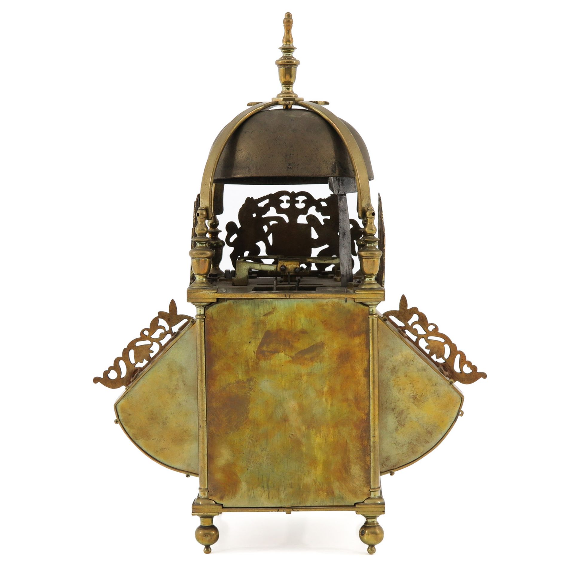 An 18th Century Winged Lantern Clock - Bild 3 aus 9