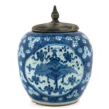 A Blue and White Ginger Jar