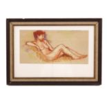 A Pastel Depicting Reclining Ladies