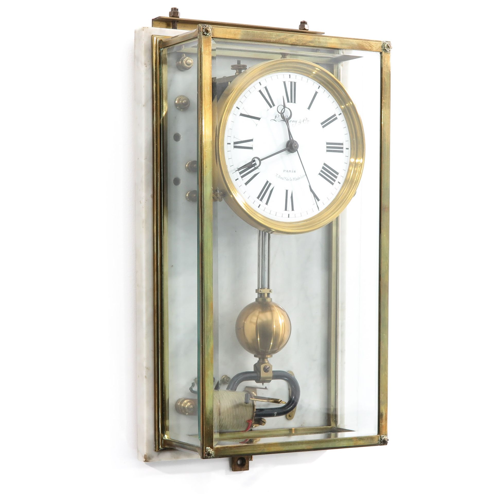 A Brillie Clock Signed L. Leroy & Cie - Bild 2 aus 7