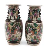 A Lot of 2 Nanking Vases