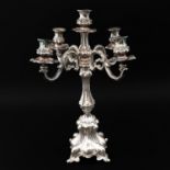 A Silver Candlestick