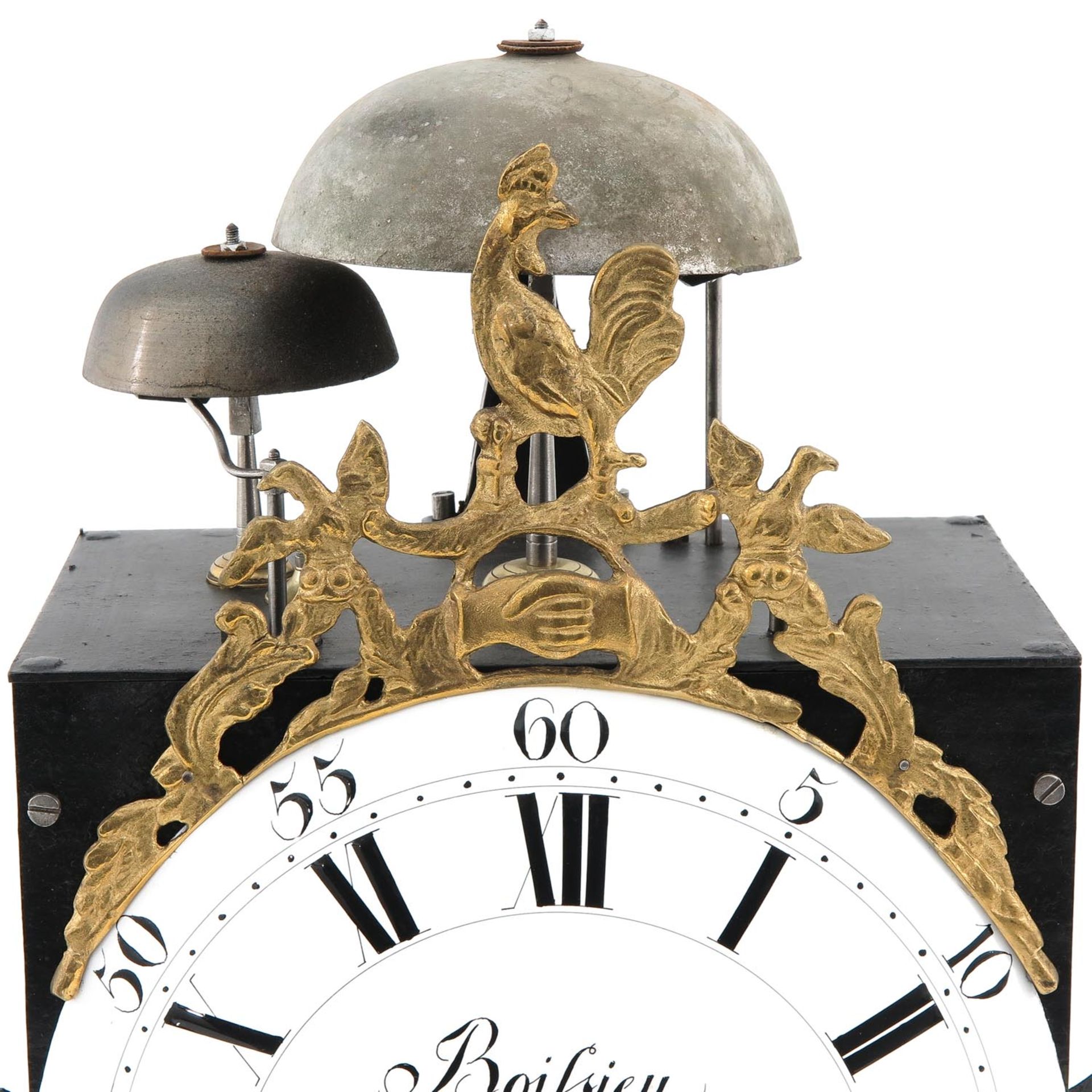 A French Comtoise Clock Signed Boifsieu a Chambery - Bild 9 aus 9