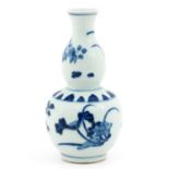 A Blue and White Gourd Vase