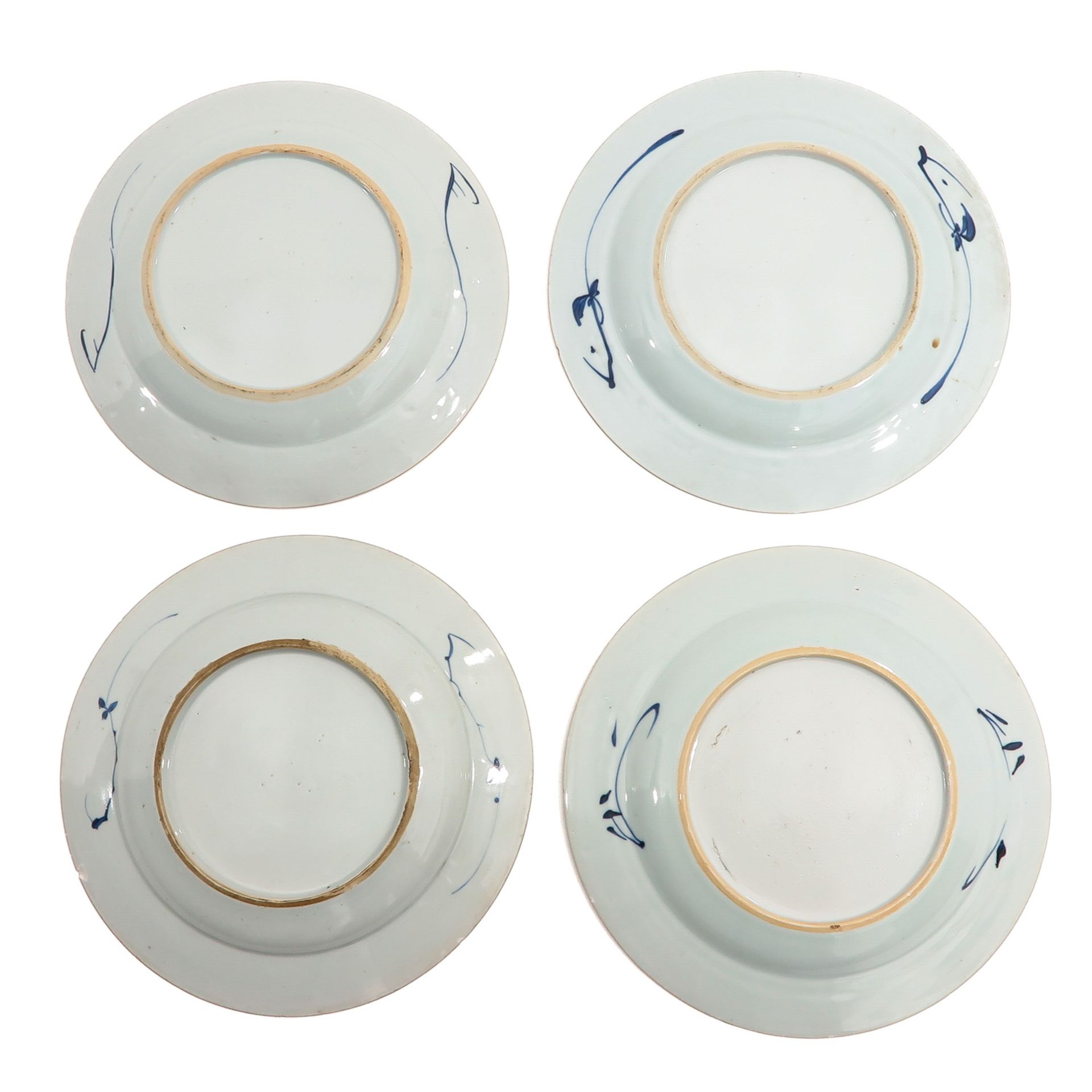A Series 4 Blue and White Plates - Image 2 of 10