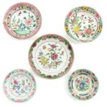 A Collection of 5 Plates