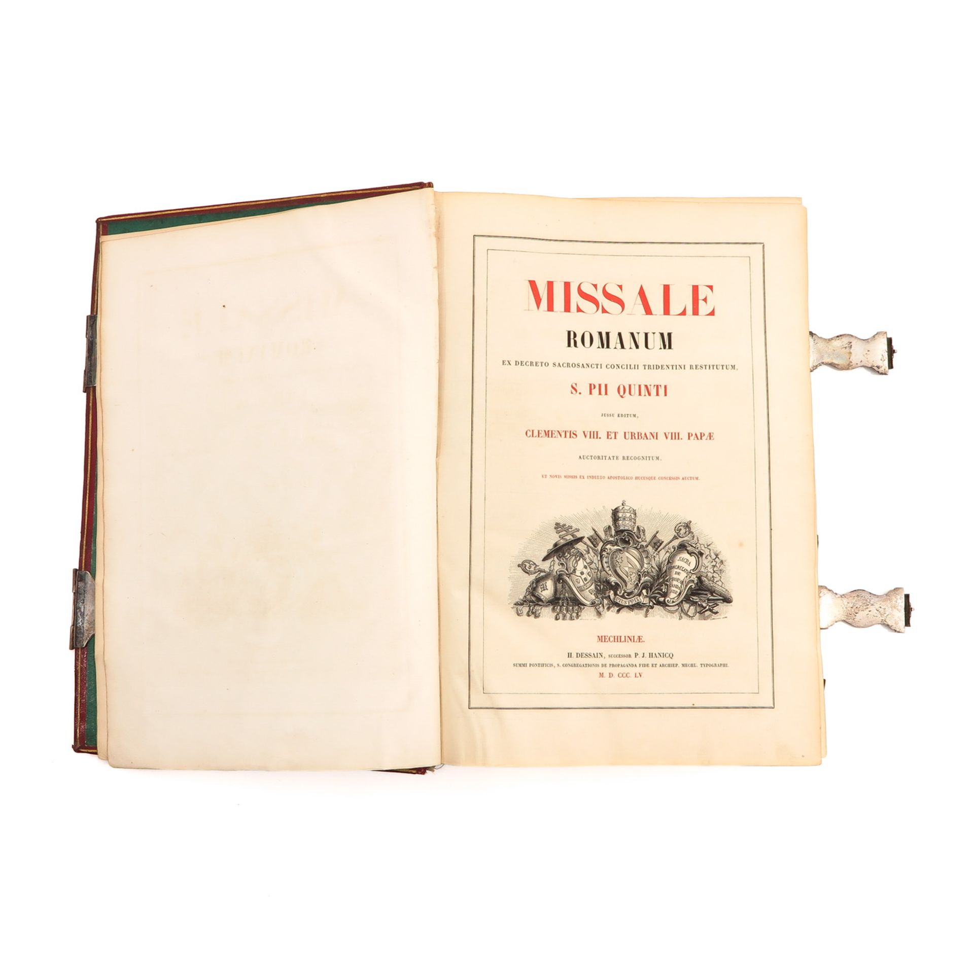 A Missal dated 1855 with Silver Clasps - Bild 6 aus 10