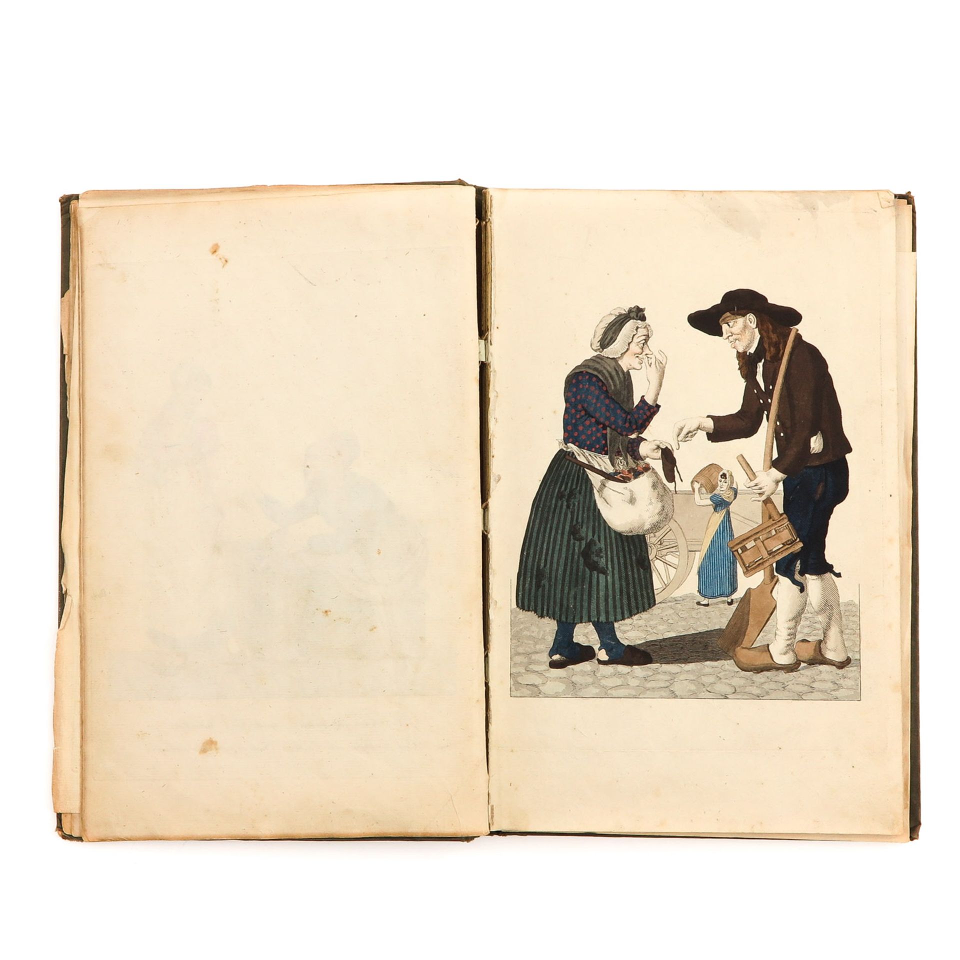 A 19th Century Book and Water Color - Bild 3 aus 5