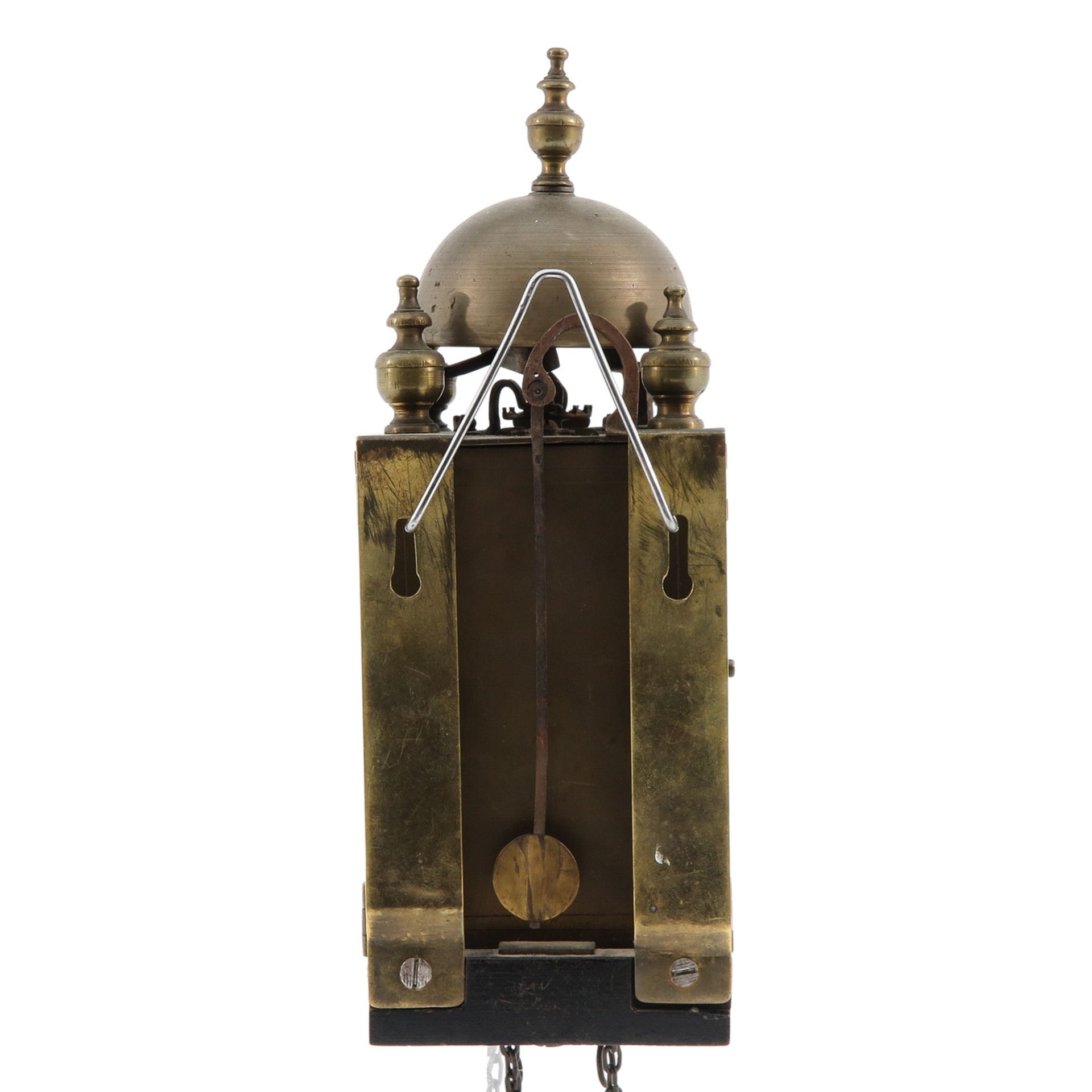 An 18th Century Italian Lantern Clock - Bild 3 aus 9