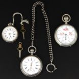 A Collection of 3 Pocket Watches