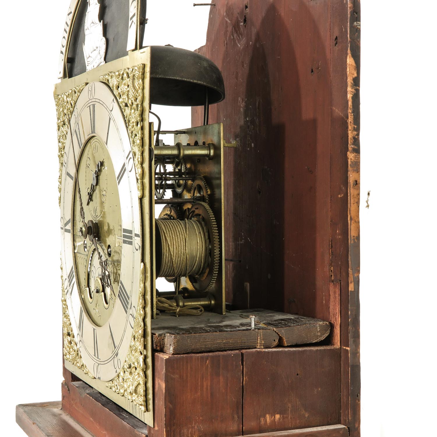 An English Standing Clock Signed John Barnett Favistoch - Image 6 of 8