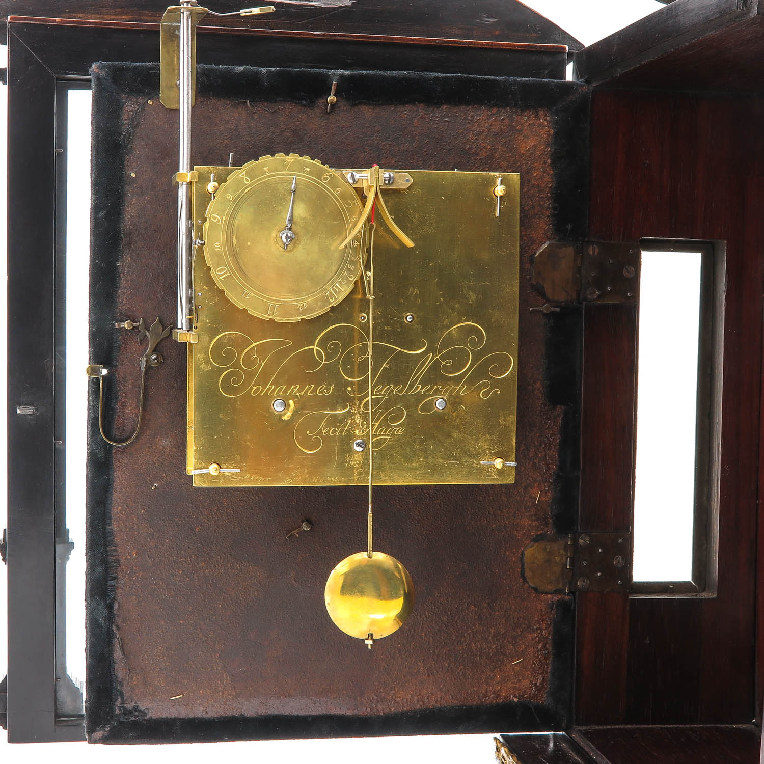 A Haagse Clock Signed Johannes Tegelbergh Circa 1690 - Image 9 of 10