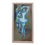 An Oil on Canvas Depicting Ballet Dancers