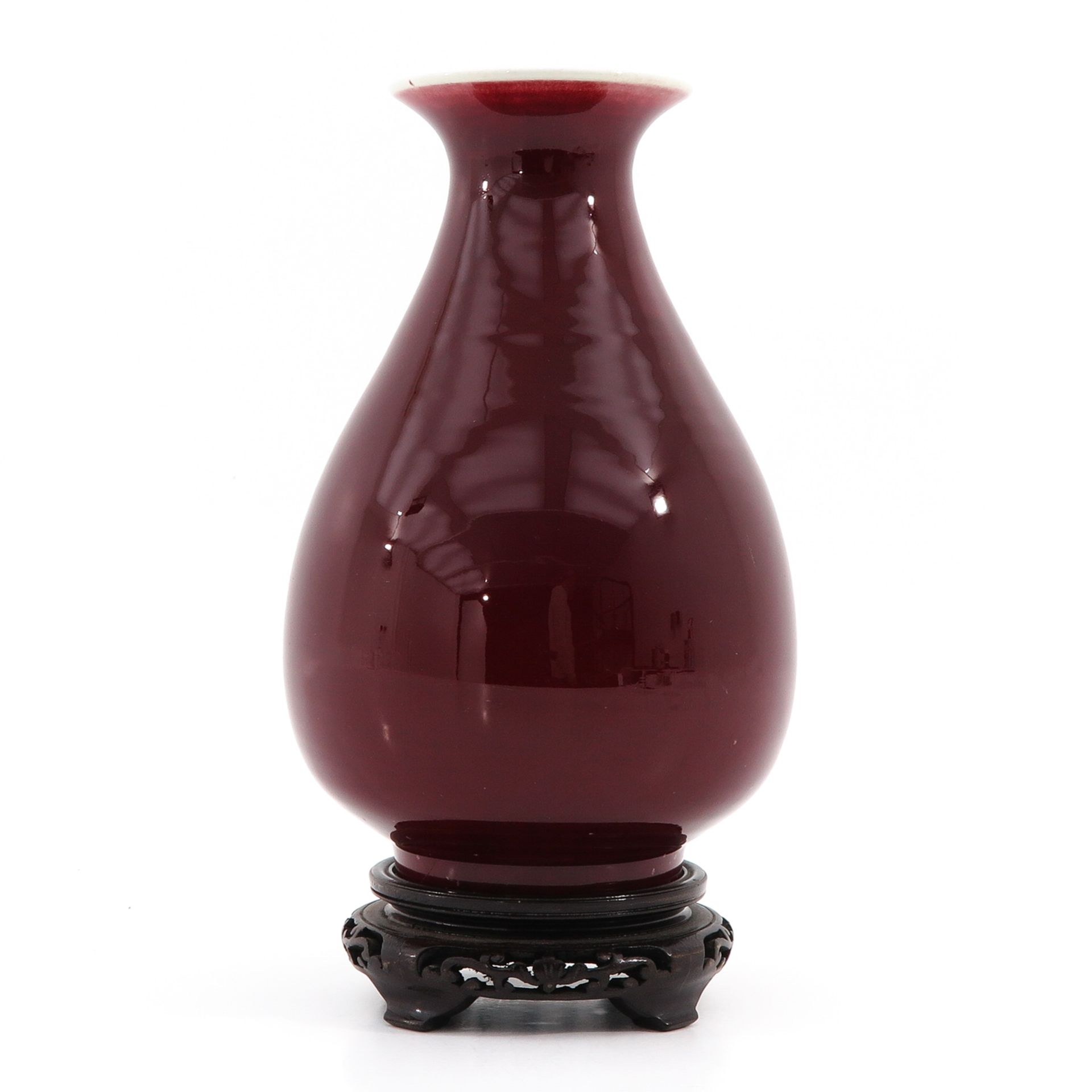 A Sang de Boeuf Vase - Image 2 of 9