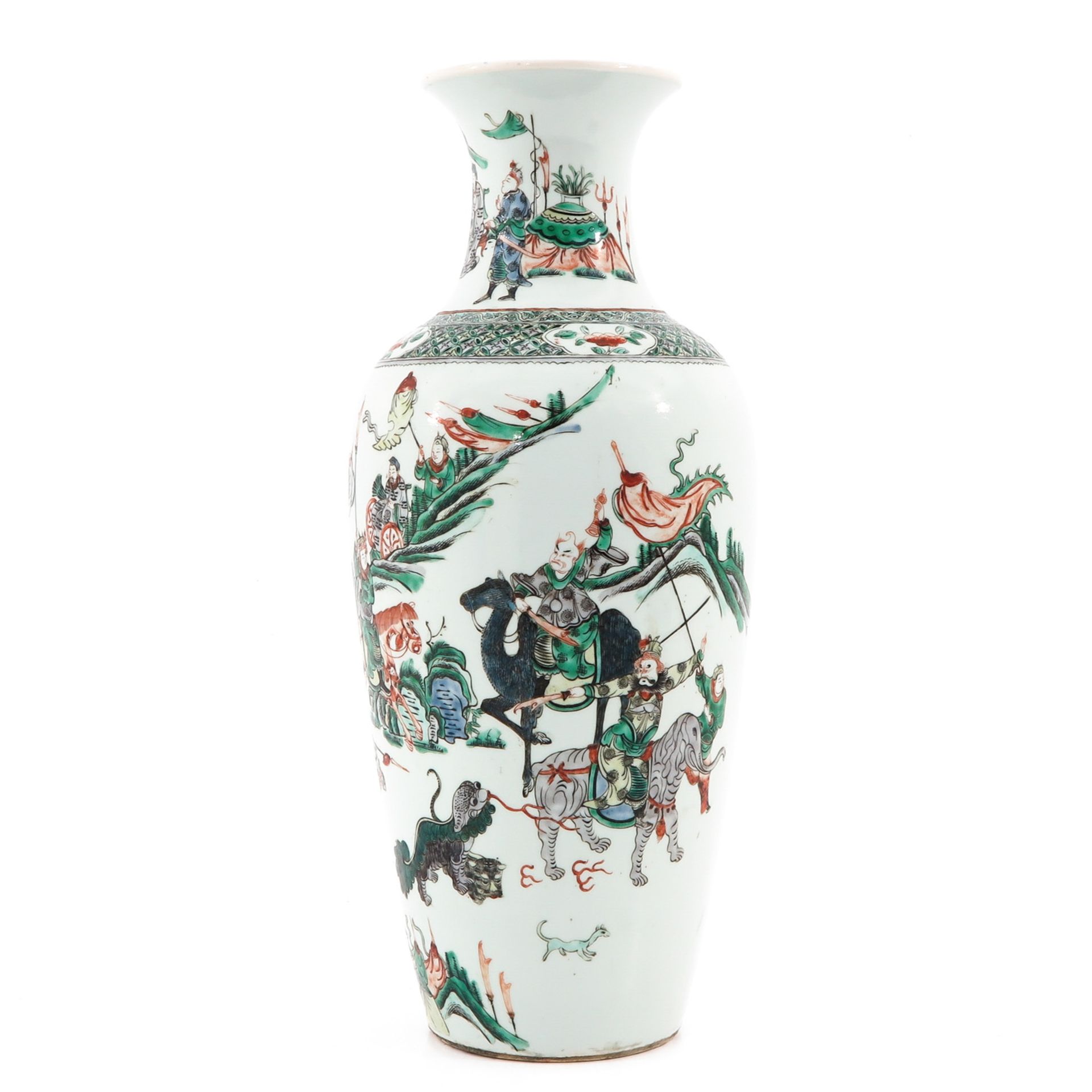 A Famille Verte Vase - Bild 2 aus 9