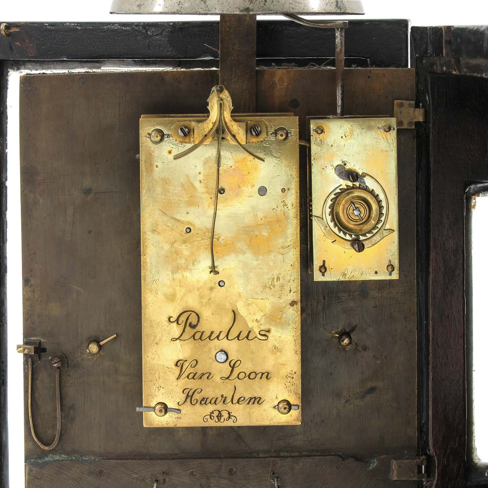 An Extremely Rare Clock Signed Paulus van Loon - Image 10 of 10
