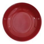 A Sang de Boeuf Plate