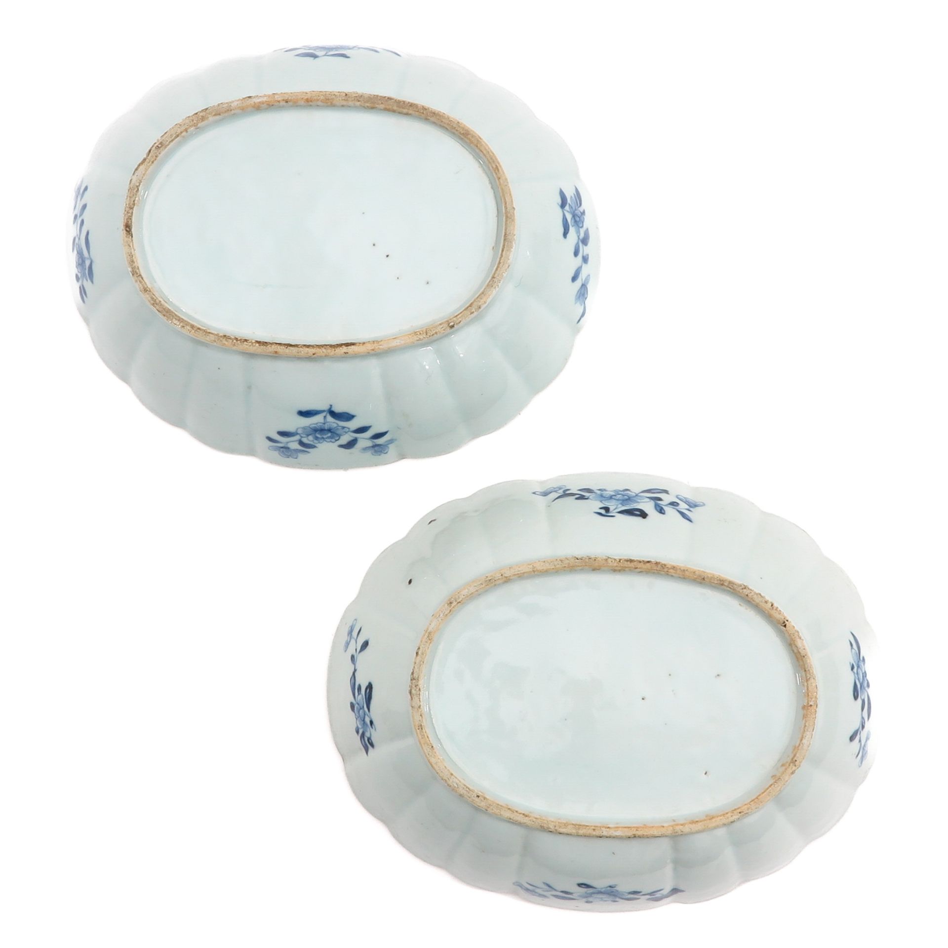 A Lot of 2 Blue and White Serving Dishes - Bild 6 aus 9
