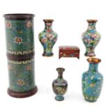 A Collection of Cloisonne Items