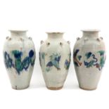 A Lot of 3 Martavan Vases