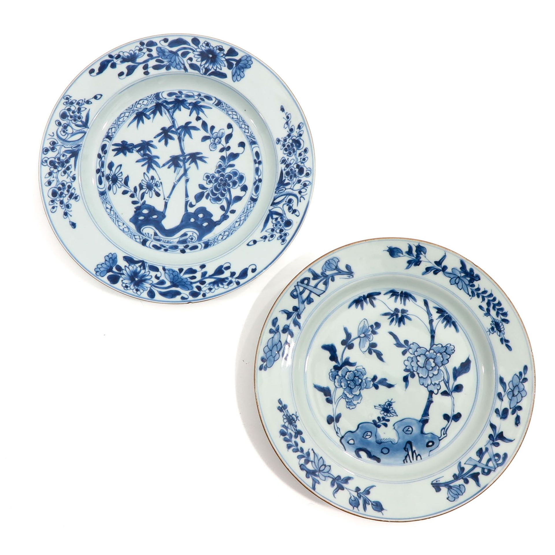 A Series 4 Blue and White Plates - Image 3 of 10
