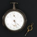 A Silver Pocket Watch Signed Jones London