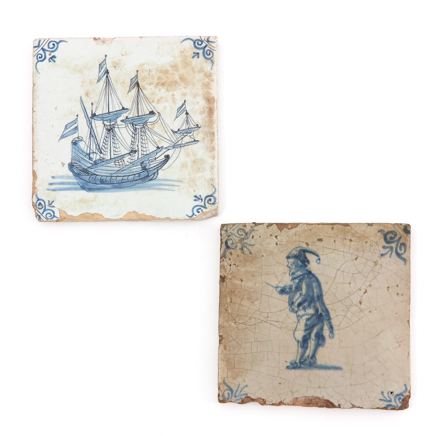 A Collection of 6 Antique Dutch Tiles - Image 3 of 8