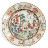 A Famille Rose Plate