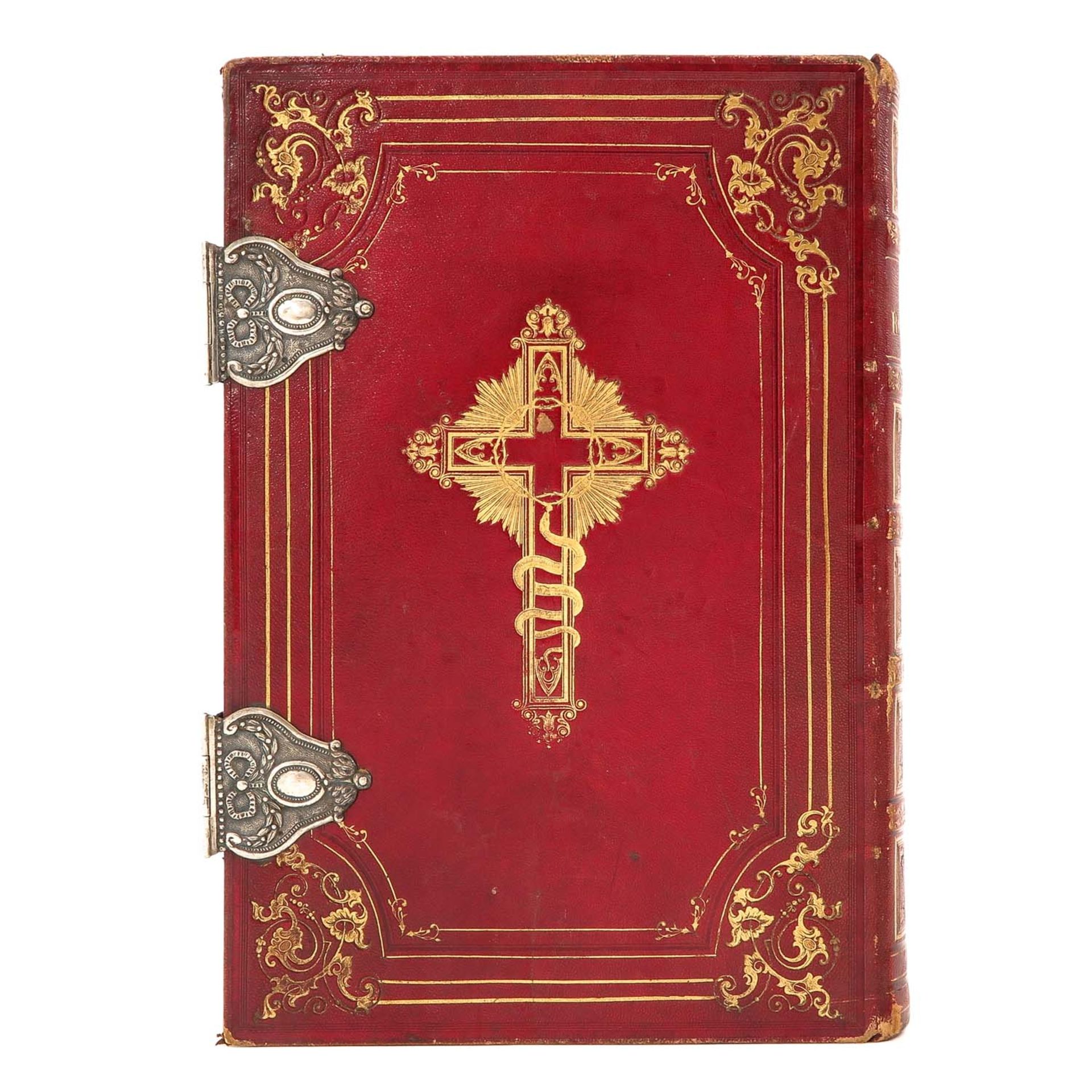 A Missal dated 1855 with Silver Clasps - Bild 3 aus 10
