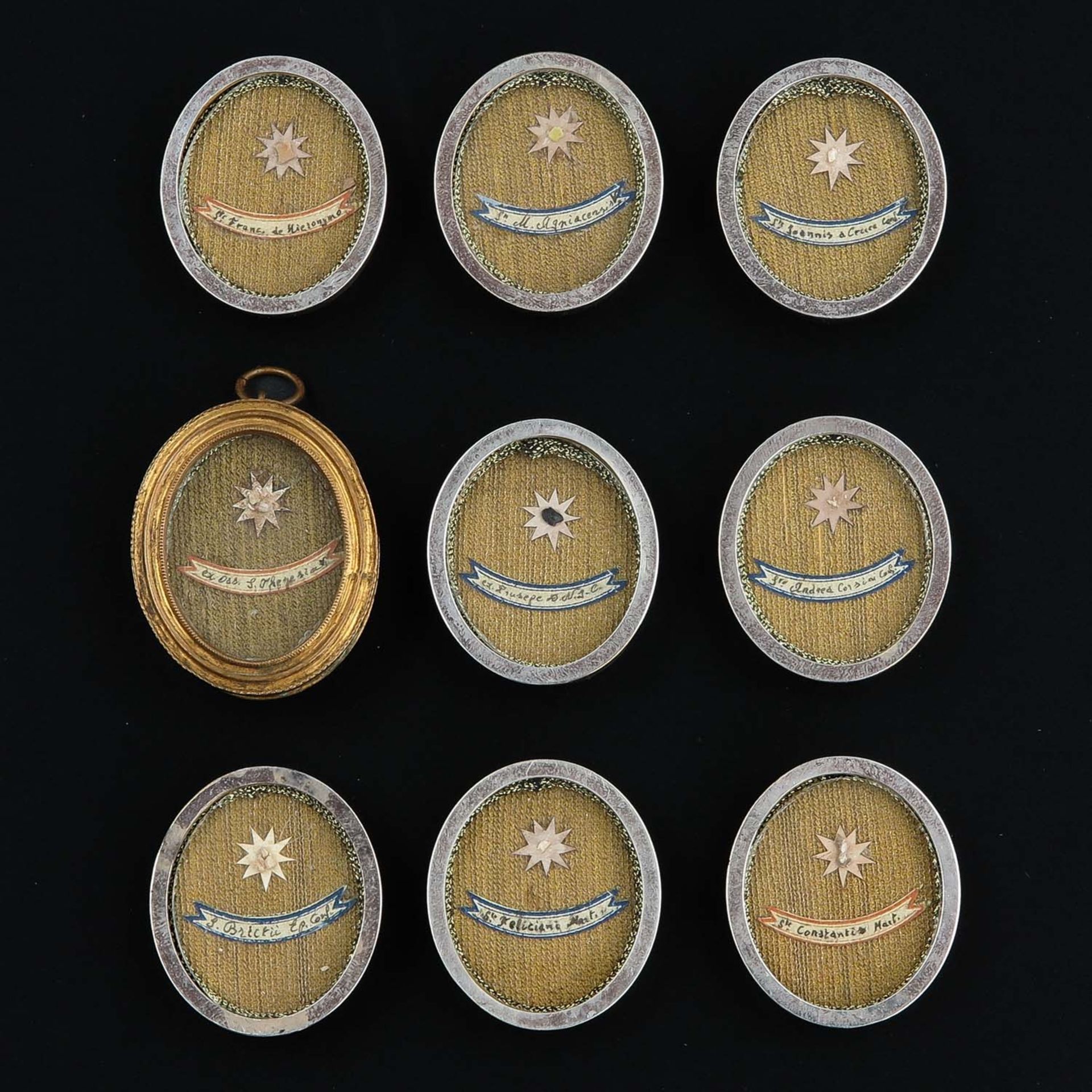 A Collection of Nine Relics