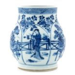 A Blue and White Vase