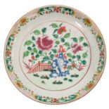 A Polychrome Decor Charger