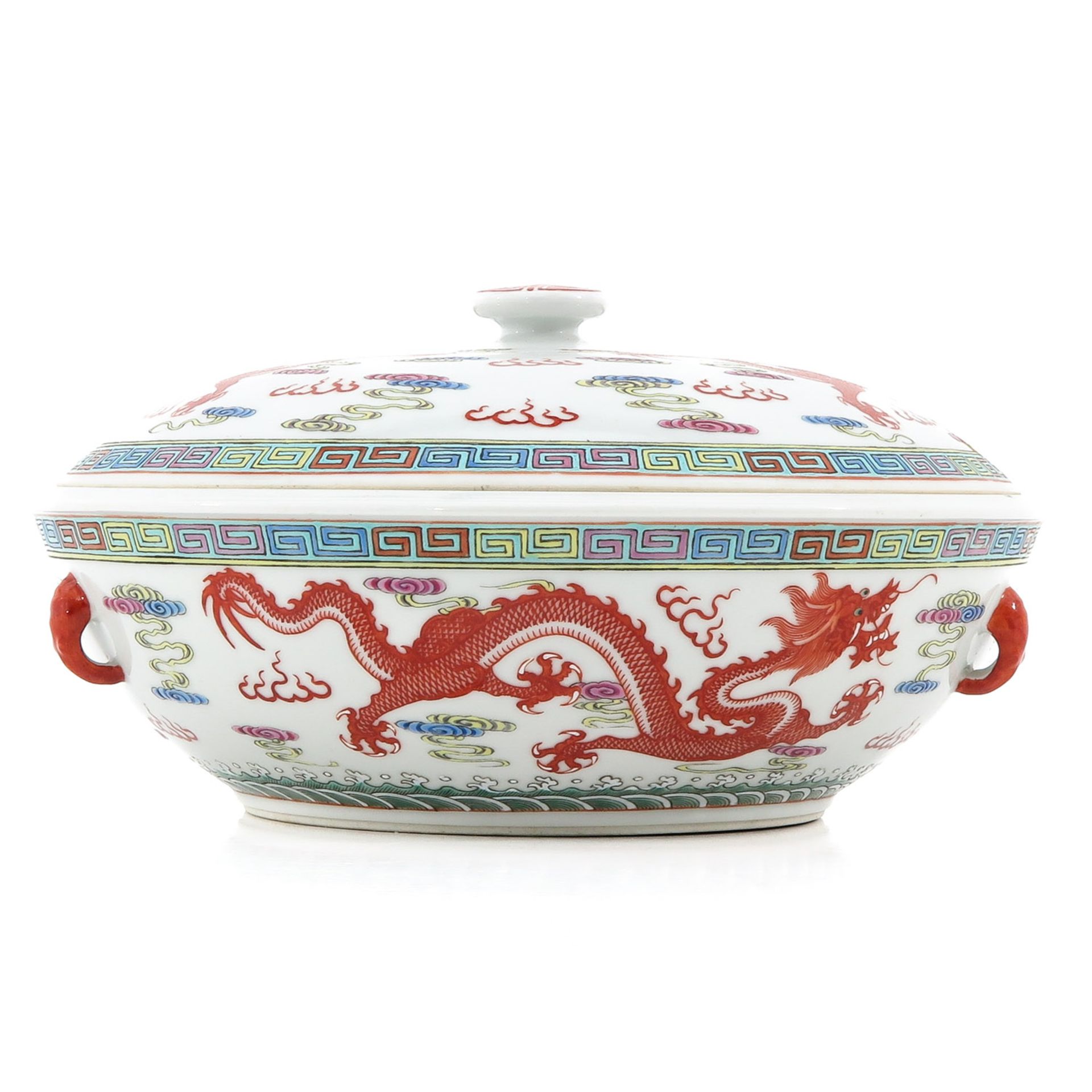 A Polychrome Decor Casserole Dish - Image 3 of 10