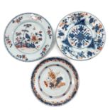 A Collection of 3 Imari Plates