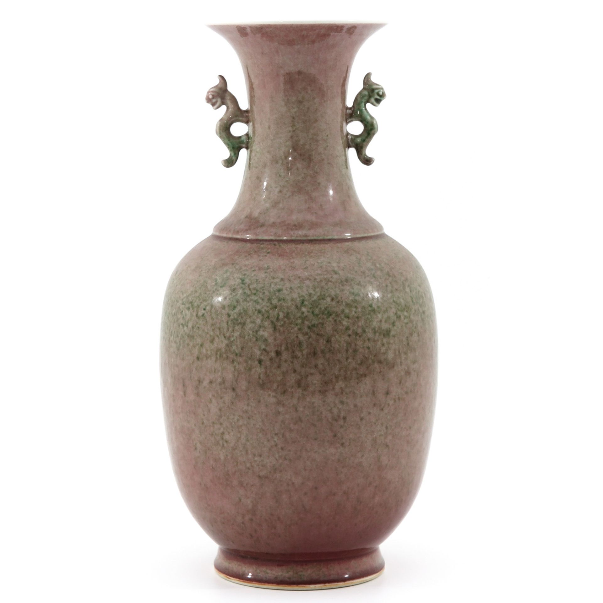 A Peach Bloom Glaze Vase - Image 3 of 10