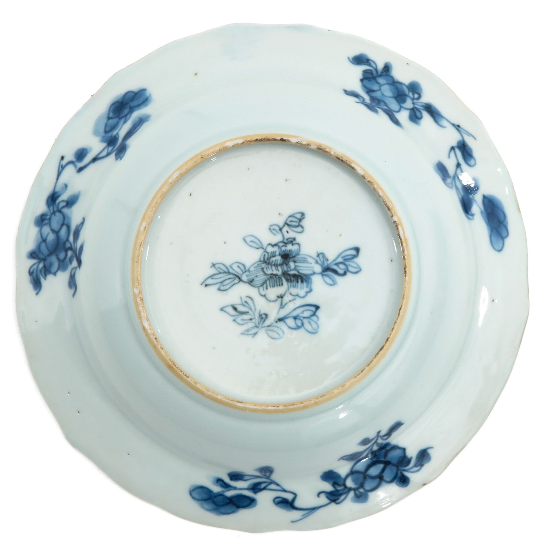 A Lot of 2 Blue and White Plates - Bild 6 aus 10