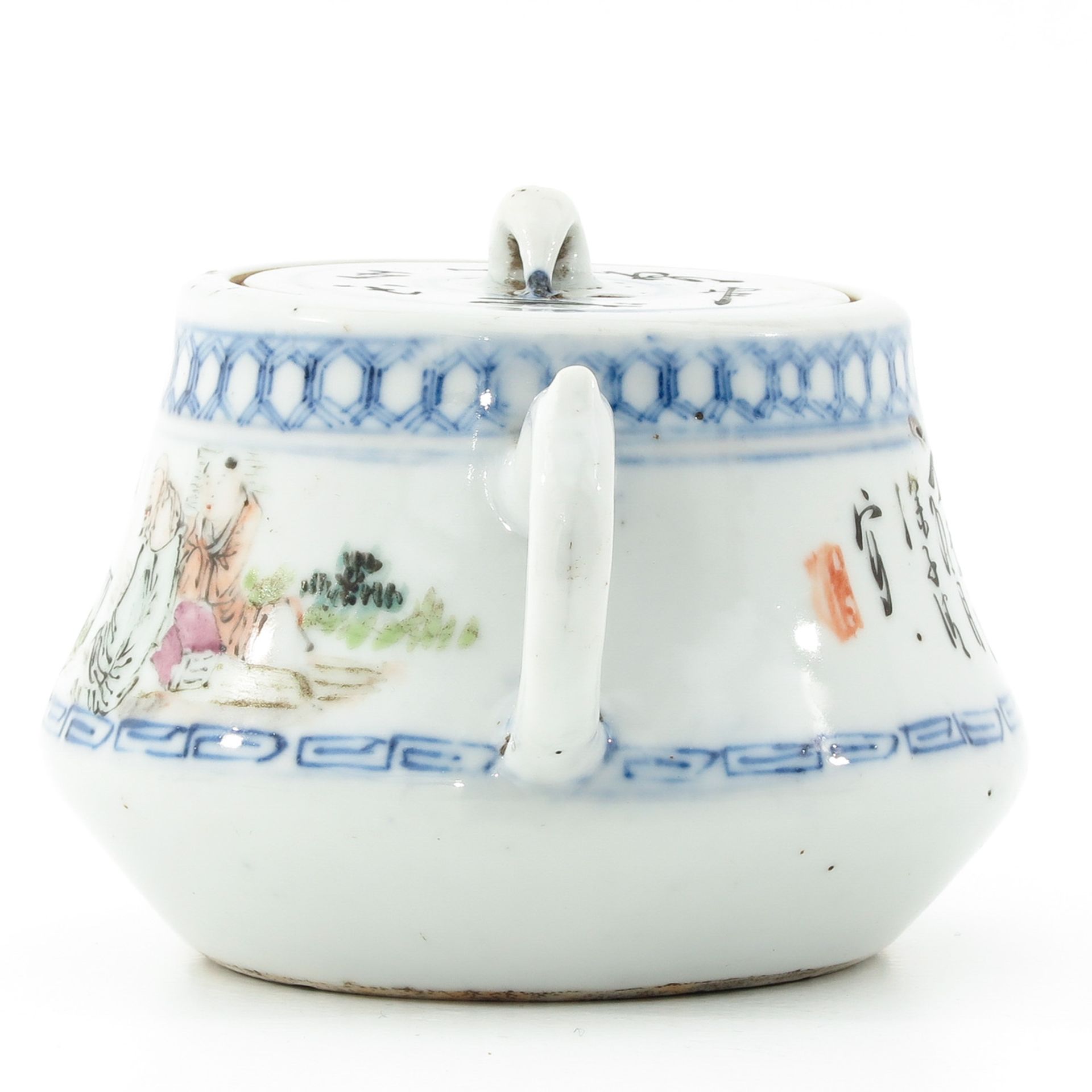 A Qianjiang Cai Decor Teapot - Bild 2 aus 10