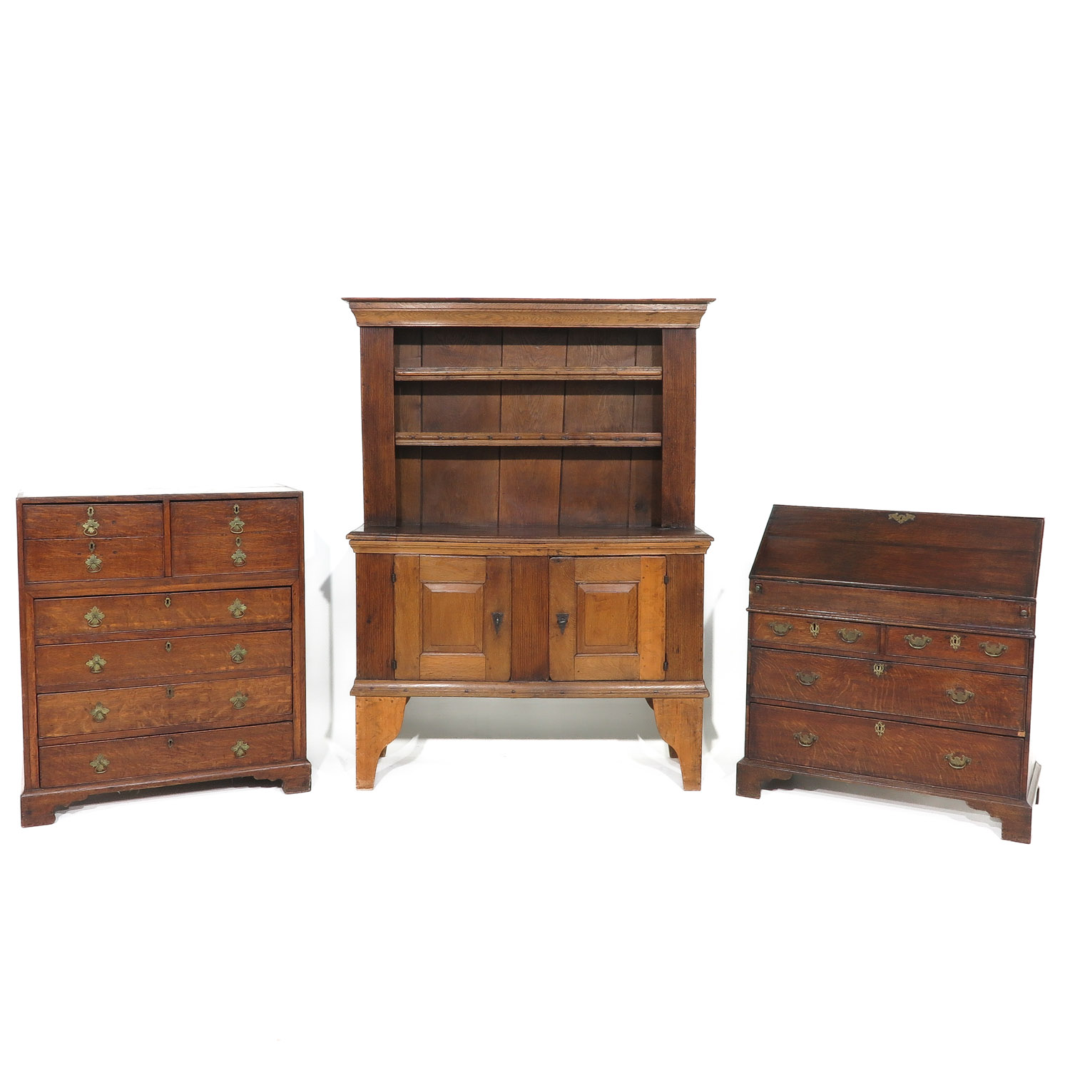 A Collection of Antique Oak Furniture